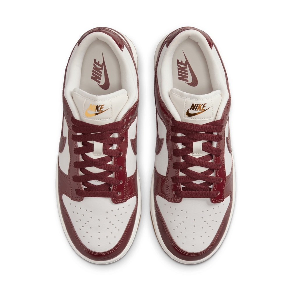 Nike: Dunk Low LX in Dark Team Red and Phantom - Picture 3 of 8